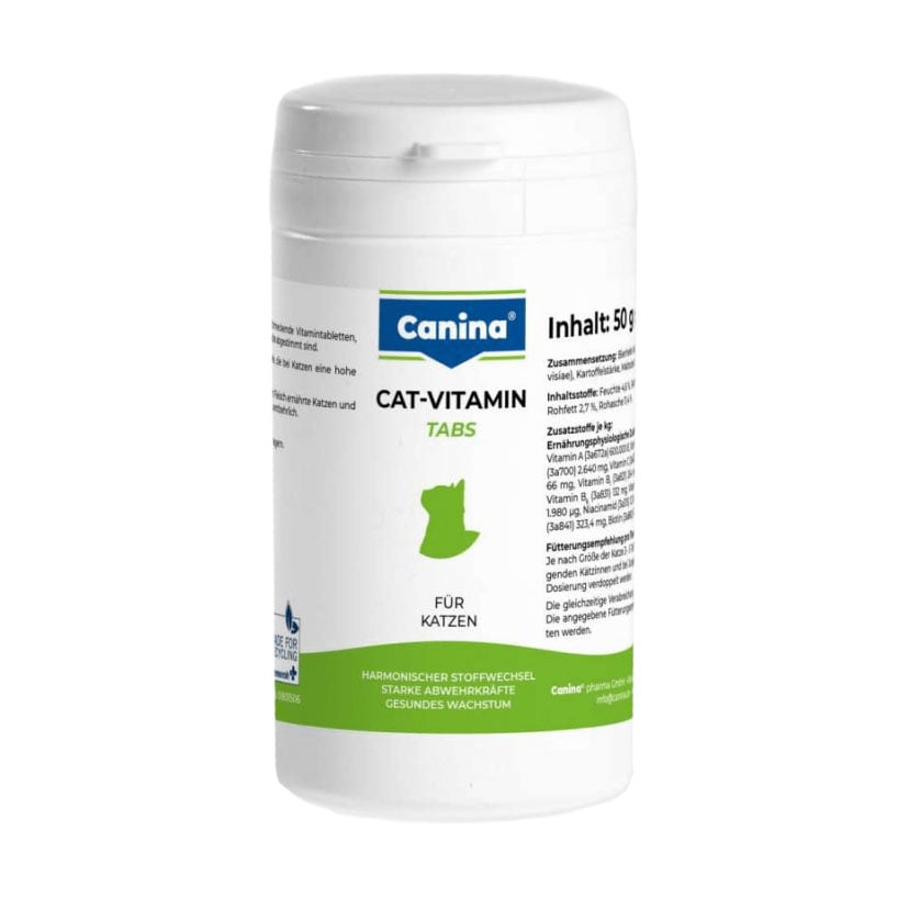 Вітамінний комплекс для кішок в таблетках Canina Cat-Vitamin Tabs, 100 шт